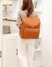 Load image into Gallery viewer, The Dylan Diaper Bag Backpack - Vegan Leather - Eloise &amp; Lolo