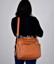 Load image into Gallery viewer, The Penelope Diaper Bag Backpack - Vegan Leather - Eloise &amp; Lolo