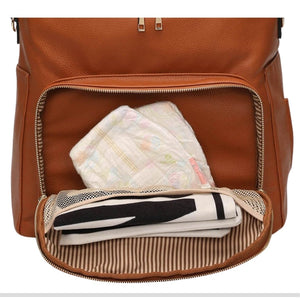 The Sawyer Diaper Bag Backpack - Vegan Leather - Eloise & Lolo