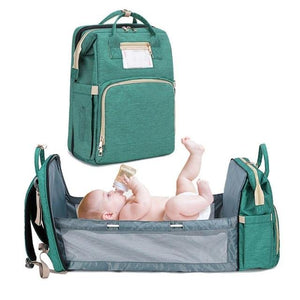 The Emma 2-in-1 Crib Diaper Bag Backpack - Eloise & Lolo