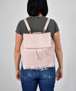 The Aubrey Diaper Bag Backpack - Vegan Leather - Eloise & Lolo