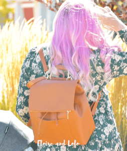 The Aubrey Diaper Bag Backpack - Vegan Leather - Eloise & Lolo
