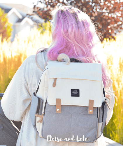The Blake Diaper Bag Backpack with Luggage Attachment - Eloise & Lolo