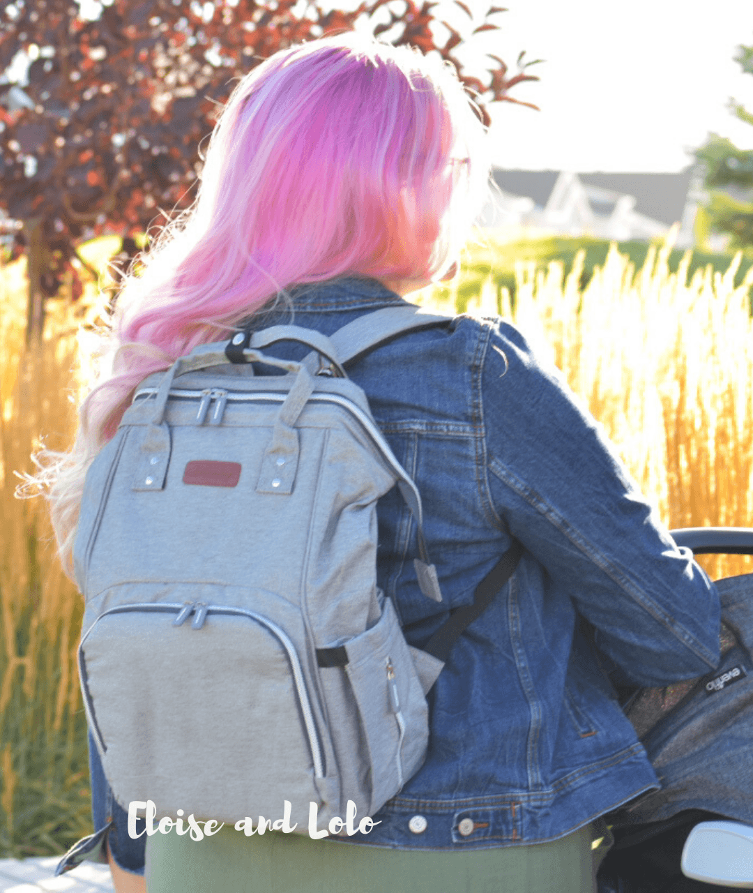 The City 2.0 Diaper Bag Backpack with USB Charging Port Eloise Lolo