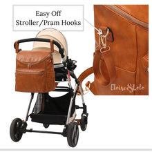 Load image into Gallery viewer, The Dylan Diaper Bag Backpack - Vegan Leather - Eloise &amp; Lolo