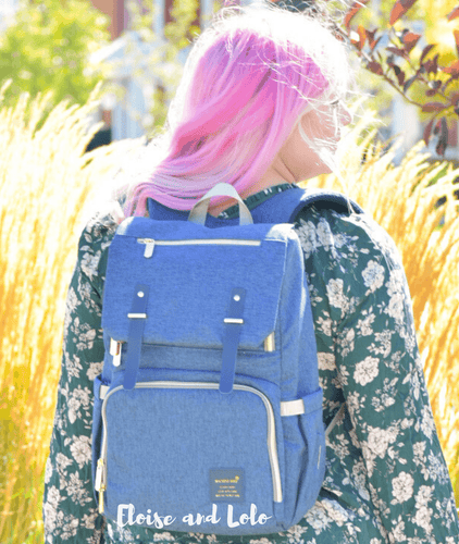 The Emma 2-in-1 Crib Diaper Bag Backpack – Eloise & Lolo