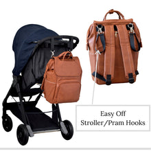 Load image into Gallery viewer, The Rory Diaper Bag Backpack - Vegan Leather - Eloise &amp; Lolo