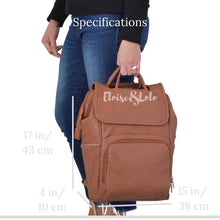 Load image into Gallery viewer, The Rory Diaper Bag Backpack - Vegan Leather - Eloise &amp; Lolo